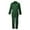 Hunter Green, variant on ACTIVE UNIFORMS Overall Workwear Men Long Sleeve Coveralls (Black, X-Small Tall)