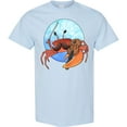 thumbnail image 3 of Inktastic Fun Fiddler Crab with Violin and Mustache T-Shirt, 3 of 5