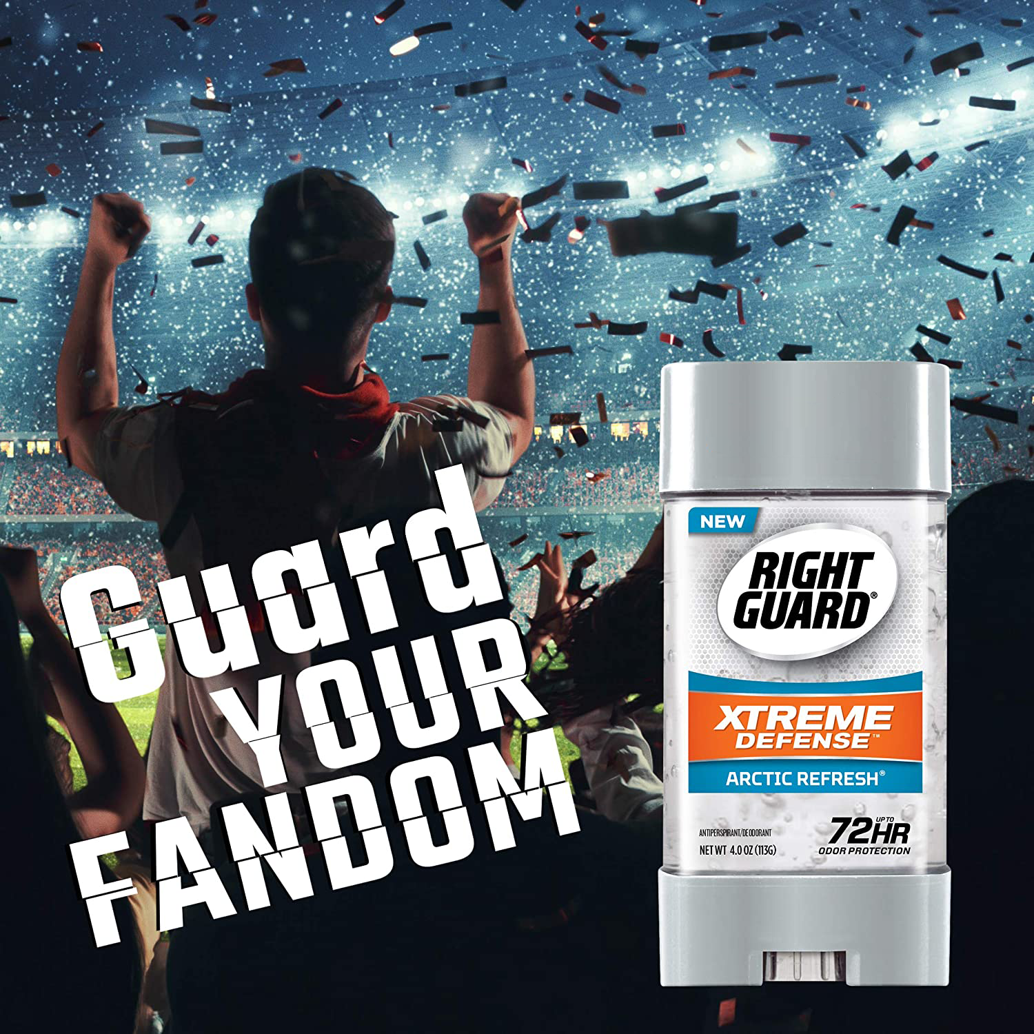 Right Guard Xtreme Defense Antiperspirant Deodorant Gel, Arctic Refresh, 4 oz - image 5 of 6