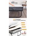 thumbnail image 3 of Camping Cot with Mattress,No Assembly Required Heavy Duty Folding Camping Cot for Adults,450 Lbs Capacity Adjustable Portable Bed for Indoor,Outdoor&Patio Use (75" x 32" Portable Folding Bed), 3 of 7