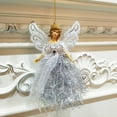 thumbnail image 4 of Leatfisat Christmas Tree Topper Angel - Portable Xmas Tree Ornament With Hanging Rope For Holiday Decorations, 4 of 4