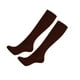 thumbnail image 1 of Jumpingount 1 par de calcetines deportivos transpirables para correr, ejercicio, baloncesto, calcetines de tubo medio, diseño Simple, medias de Accesorios de calzado Café L/XL, 1 of 6