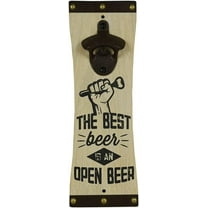 Wall-Mounted Bottle Opener for Beer, Soda, and Pop Modern & Elegant Kitchen and Barware