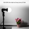 thumbnail image 1 of Andoer E27 30W Energy-saving LED Bulb Lamp 5500K Soft White Daylight for Photo Video Studio, 1 of 8