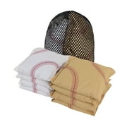 GSE Games & Sports Expert Set of 8 Weather Resistant Cornhole Beanbags for Cornhole Toss Games, Backyards Game. Regulation Size and Weight Bean Bags (Baseball)