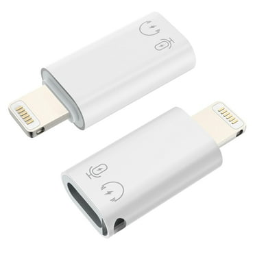 TiMOVO Lightn-ing Male to USB-C Female Adapter Compatible with iPhone 14/13/12/11/iPad,  Support OTG/ Audio/ Data Transfer/ PD 10W Charging, 2 Pack