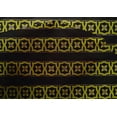 thumbnail image 4 of oneOone Cotton Silk Lime Green Fabric Geometric Ethnic Quilting Supplies Print Sewing Fabric By The Yard 42 Inch Wide, 4 of 4