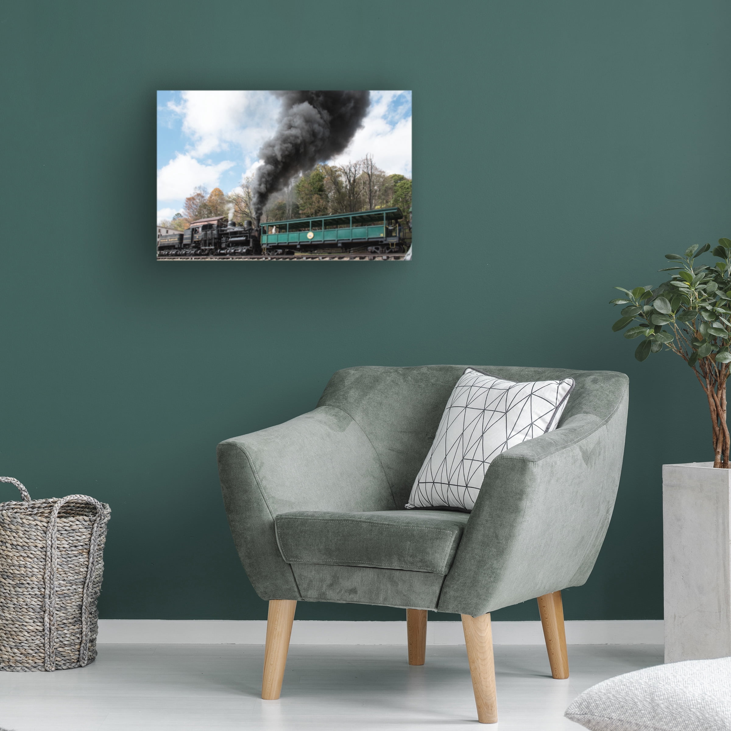 Robert Michaud 'Cass Scenic Railroad 3' Canvas Art