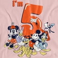 thumbnail image 3 of Mickey Mouse & Friends Womens Vintage Group 5th Birthday T-Shirt, 3 of 6
