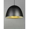 thumbnail image 3 of Fungo E24916-DGCOF 24 in. LED Single Pendant, Dark Grey & Coffee, 3 of 10