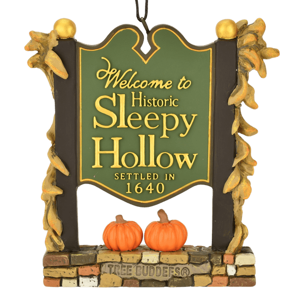 Welcome to Sleepy Hollow Sign Halloween Ornament Decoration