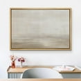 thumbnail image 2 of PixonSign Framed Canvas Print Wall Art Grunge Pastel Brown Watercolor Vista Abstract Shapes Illustrations Modern Art Decorative Minimal Relax/Calm for Living Room, Bedroom, Office - 16"x24" Natural, 2 of 5