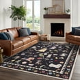 thumbnail image 7 of Washable Area Rug 8'x10', Non Slip Washable Rug for Living Room, Animal Dog Print Indoor Soft Carpet for Bedroom, Dining Room, 7 of 7