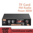 thumbnail image 2 of Audio Amplifier G30 Amplificador Hifi Digital Stereo Subwoofer Music Player with Remote Contr ,Home Audio Amplifier, 2 of 6