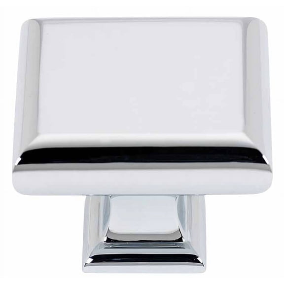Alno A310-45 Manhattan 1-3/4" Elegant Square Solid Brass Cabinet Knob / Drawer Knob -