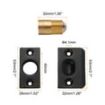 thumbnail image 2 of 2Pack Closet Door Ball Catch Hardware Adjustable with Strike Plate Catch, Black, 2 of 5