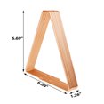 thumbnail image 4 of Aspire Book Holder 7 Slots File Holder for Magazine Metal Wire Desktop Rose Gold Book Organizer Adjustable Triangle Display, 4 of 8