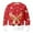Red, variant on Winter Sweaters for Women Reindeer Snowflake Print Knitted Sweater Pullover Long Sleeve Crewneck Casual Warm Winter Festive Apparel Top Christmas Sweaters