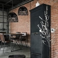 thumbnail image 4 of 15in Iron Frame Woven Lamp Shade for Living Room Tabletop Lighting Rustic Handwoven Rattan Style Pendant Light Cover Decorative Accent, 4 of 6