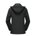 thumbnail image 4 of Plus Size Heated Jackets for Men Women's Solid Color Fashion Three Heating Thickened Hooded Charge Coat, 4 of 4