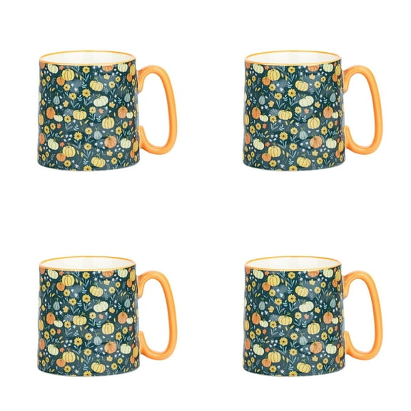 10 Strawberry Street Bella Autumn Twilight, Set of 4