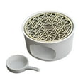 thumbnail image 1 of Xingzhi Ceramic Teapot Warmer Boiling Tea Household with green Traditional Tealight Holder white, 1 of 6