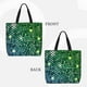 thumbnail image 2 of Fotbe Green Disco Lights Bolsa Tote con Estampado para Mujer, Bolsos con Cremallera, Bolsa de Hombro Casual de Gran Capacidad con Bolsillos Internos, 2 of 7