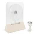 thumbnail image 2 of Transparent Desktop Fan, Quiet and Magnetic Wall Mounted Design 4 Wind Speed Clear Magnetic Portable Fan for Daily Home Camping, 2 of 7