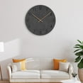 thumbnail image 4 of Reloj de pared Macarena Reloj de pared Silencioso 11 pulgadas movimiento de barrido para cocina dormitorio sala negro, 4 of 8