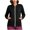 Black, variant on Scrub Jackets for Women Zipper Bomber Jacket Medical Nurse Coats with Pockets Pink,S