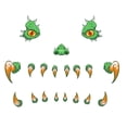 thumbnail image 1 of Decoración De Halloween Decoraciones De Halloween Cara De Monstruos De Halloween Decoración Al Aire Libre Con Ojos Colmillos Nariz Puerta De Garaje Arco Entrada Decoraciones D(Buy 2 Get 1 Free), 1 of 4