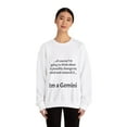 thumbnail image 4 of Funny Gemini Zodiac Unisex Heavy Blend™ Crewneck Sweatshirt, 4 of 5