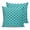 Teal Green, variant on Pillow Covers 24x24 Set of 2, Lake Blue Moroccon Throw Pillow Covers Decorative Couch Cushion Cover, Minimalist Ethnic Bohemian Aesthetic Microfiber Soft Square Pillowcases for Bedroom Sofa