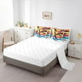 thumbnail image 3 of YST Rainbow Lizard 7Pcs Comforter Set, King Size, Bed in a Bag, Polyester, 3 of 5