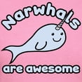 thumbnail image 3 of CafePress - Narwhals Are Awesome Women's Dark T Shirt - Women's Traditional Fit Dark T-Shirt, 3 of 4