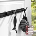 thumbnail image 3 of Modern 3/4/5/6 Rows Wall Hanging Hooks Key Holder Wall Door Clothes Hanger for Home Kitchen Bedroom, 3 of 5
