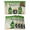 Green Gold Beige, variant on St. Patrick's Day Placemats Set of 8, Spring Lucky Shamrocks Gnomes Vintage Placemats for Dining Table, Place Mats for Kitchen Tabletop, Waterproof Wipeable Dining Table Mats Set