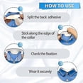 thumbnail image 3 of 50/100pcs Hat Liner Cap Absorbent Sweat Pad Disposable for Golf Baseball, Prevents Stains Odor, Soft Breathable Collar Protectors Sweat Pads, 3 of 5
