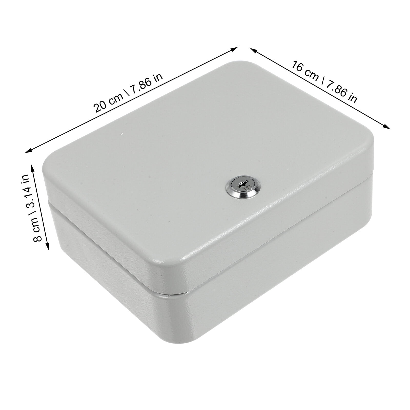 Masteelf  Key Box Wall Mount Holder Management Security Cabinet White