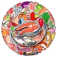 thumbnail image 4 of Calcomanías de vinilo con grafiti impermeables Fresh Food, 50 unidades, 4 of 4