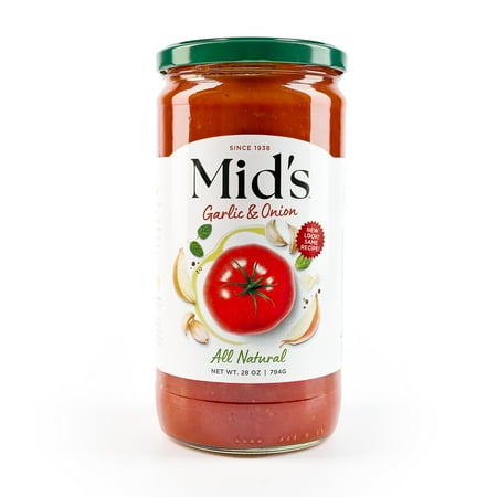 Mid s Premium All Natural Garlic & Onion Sauce  28 oz  1 Pack