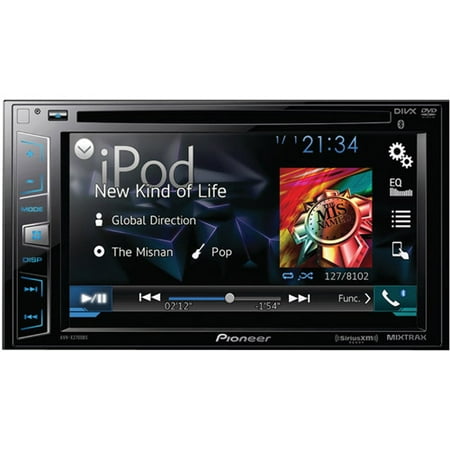 Pioneer AVH-X2700BS 6.2" Double-DIN DVD Receiver with Bluetooth, Siri Eyes Free, SiriusXM-Ready, Android Music Support and Pandora Internet Radio