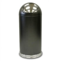 Witt Dome Top Receptacle 15 Gallon Swing Top Trash Can