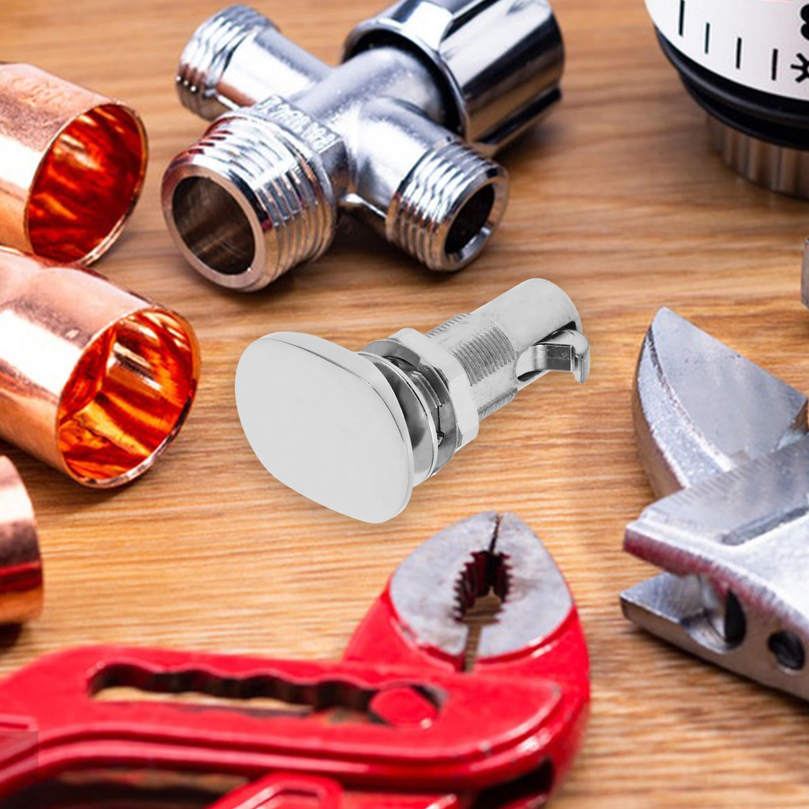 Masteelf Raindrops Camper Door Lock Replacement for Cabinet Desk Drawer and Rv Storage 1 Set