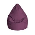 thumbnail image 1 of Fauteuil poire Brava mauve de Gouchee Home– Tissu hydrofuge avec rembourrage en billes de polystyrène, adapté aux adultes et aux adolescents, siège léger et portable pour dortoir ou salon, 1 of 9