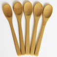 thumbnail image 3 of 5Pcs Bamboo Long Handle Spoon Flatware Coffee Honey Ice Cream Tea Kitchen Gadget, 3 of 8