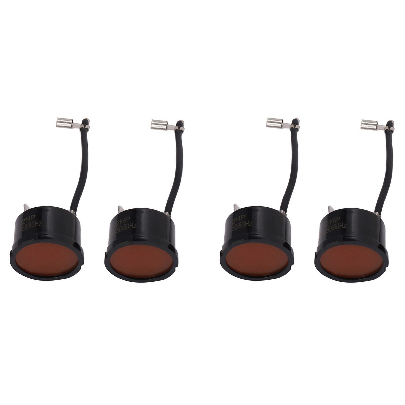 4Pcs 1/2HP 375W Refrigerator Thermal Overload Protector Compressor Replacement Part for Mini Refrigerator, Wine Center