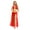 Red A, variant on YiZYiF Women's Belly Dance Costume Halter Crop Top with Sequin Tassel Split Mesh Long Skirt 2Pcs Set Red A M