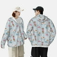 thumbnail image 4 of Rocae Cute Snowflake Dachshund Breathable Sun Protection Hoodie Quick-Dry Lightweight Long Sleeve Hoodie Unisex Running Sports Shirt-Large, 4 of 7