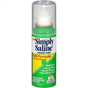 Simply Saline Cold Formula with Menthol Nasal Mist, 3 Fl. Oz.